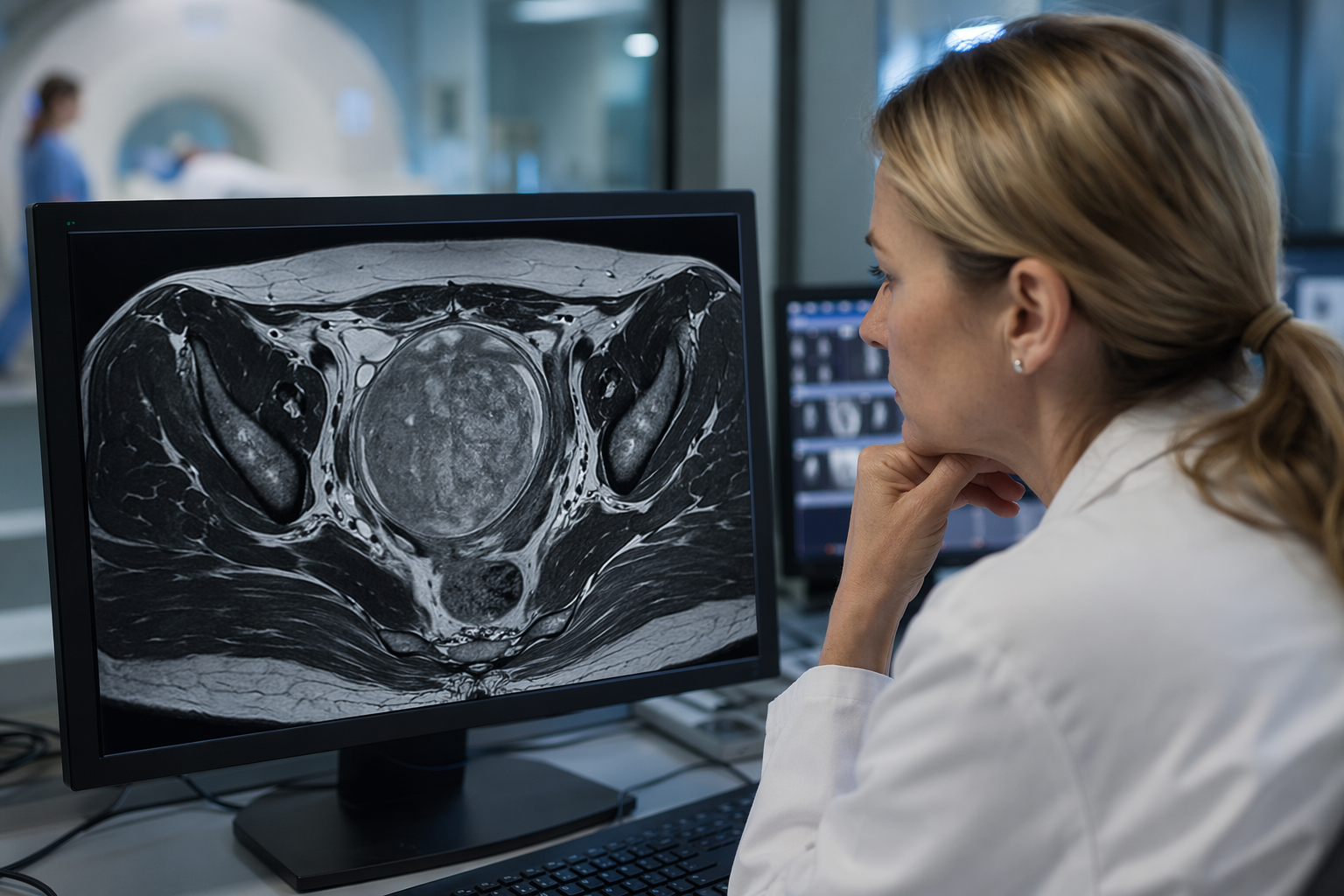 MRI miednicy — diagnostyka mięsaków macicy