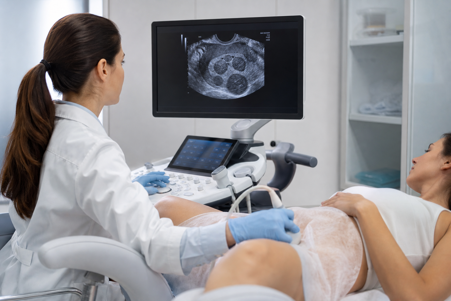 USG przezpochwowe — diagnostyka mięśniaków macicy